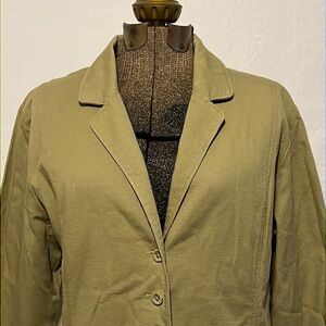 EILEEN FISHER ORGANIC COTTON BLAZER MEDIUM